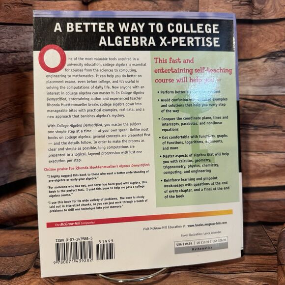 Geometry DeMYSTiFieD Stan Gibilisco McGraw-Hill Self-Teaching Guide Math Book - Picture 2 of 8